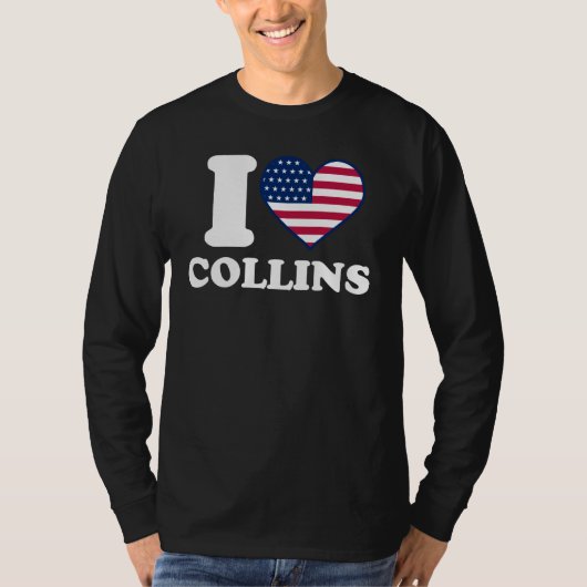 I love Collins I heart Collins T-shirt (Voorkant)