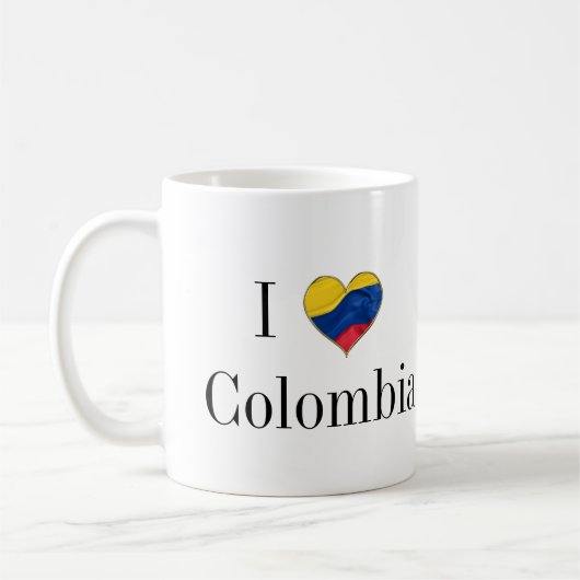 I Love Colombia Koffiemok (Links)