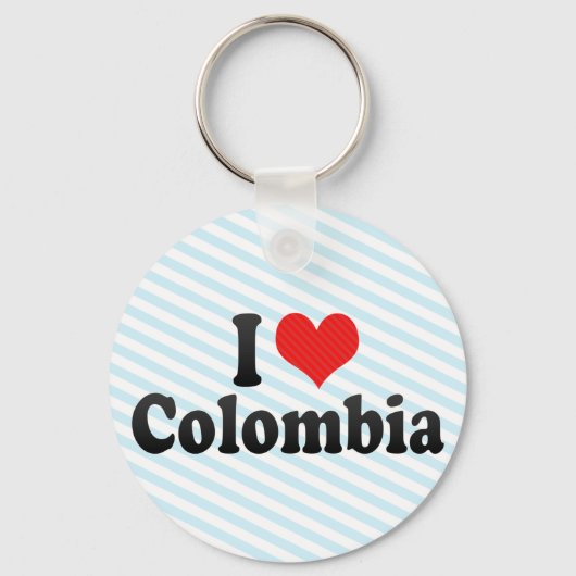 I Love Colombia Sleutelhanger (Voorkant)