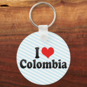 I Love Colombia Sleutelhanger (Voorkant)