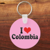 I Love Colombia Sleutelhanger (Voorkant)