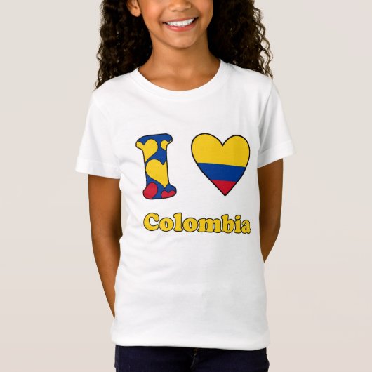 I love Colombia T-shirt (Voorkant)