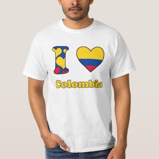 I love Colombia T-shirt (Voorkant)