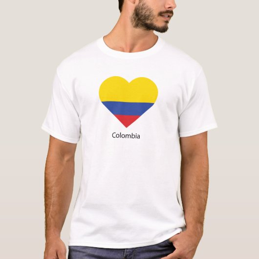 I Love Colombia T-shirt (Voorkant)