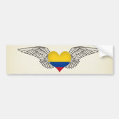 I Love Colombia - wings Bumpersticker (Voorkant)