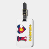I love Colorado Bagagelabel (Voorkant verticaal)