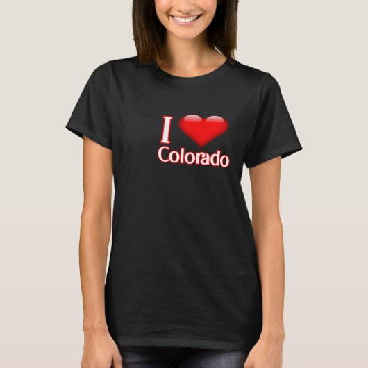 I Love Colorado T-shirt (Voorkant)