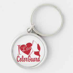 I Love ColorGuard Sleutelhanger