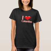I Love Columbus T-shirt (Voorkant)