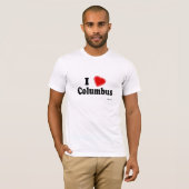 I Love Columbus T-shirt (Voorkant volledig)