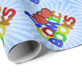 I Love Comic Books Cadeaupapier (Rol Hoek)