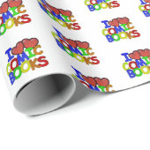 I Love Comic Books Cadeaupapier (Rol Hoek)