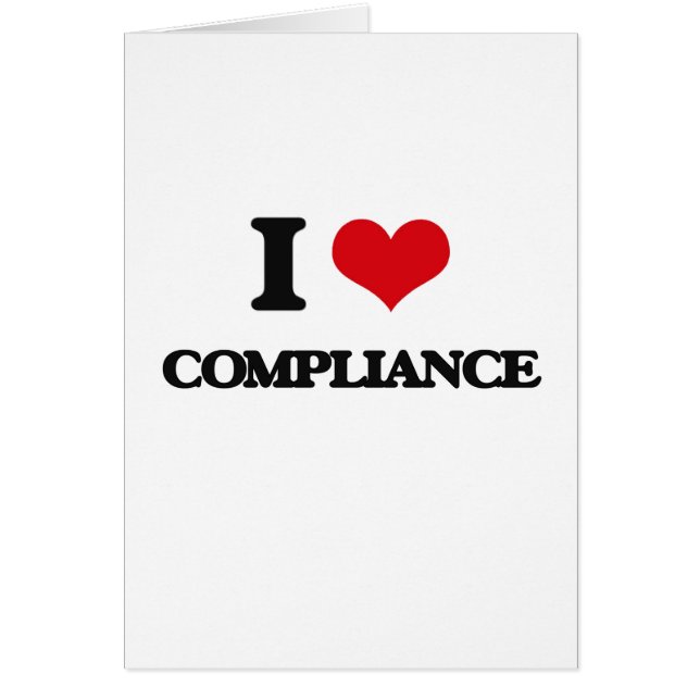 I Love Compliance (Voorkant)