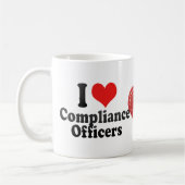 I Love Compliance Officers Koffiemok (Links)