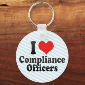I Love Compliance Officers Sleutelhanger (Voorkant)