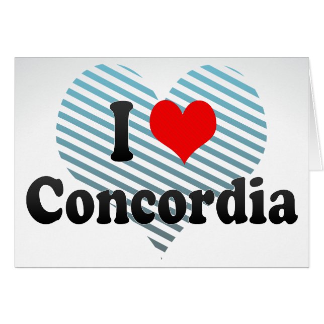 I Love Concordia, Argentina (Voorkant Horizontaal)