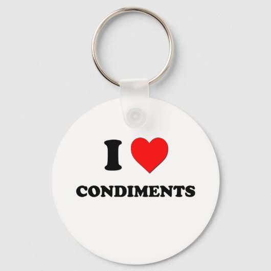 I Love Conditions ( Food ) Sleutelhanger (Voorkant)