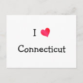 I Love Connecticut Briefkaart (Voorkant)