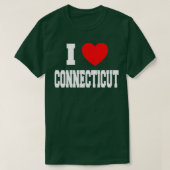 I Love Connecticut T-shirt (Design voorkant)