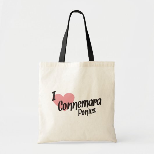 I Love Connemara Ponies Canvas tas (Voorkant)