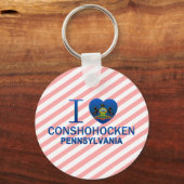 I Love Conshohocken, PA Sleutelhanger (Voorkant)
