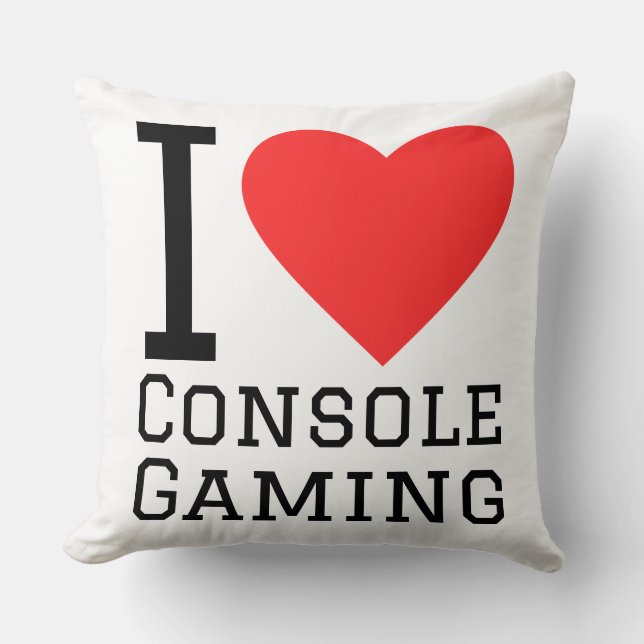 I love console gaming kussen (Voorkant)