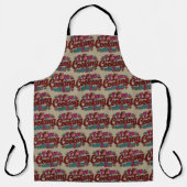 I love cooking with you printed apron schort (Voorkant)