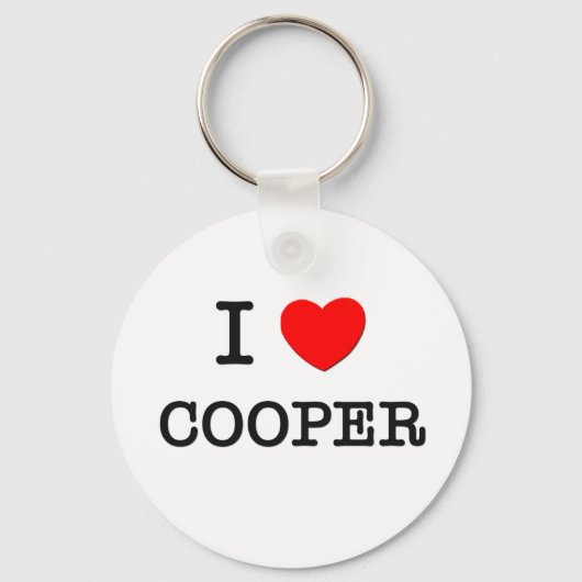 I Love Cooper Sleutelhanger (Voorkant)