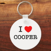 I Love Cooper Sleutelhanger (Voorkant)