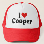 I Love Cooper Trucker Pet (Voorkant)