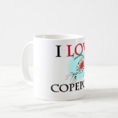 I Love Copepods Koffiemok (Voorkant links)