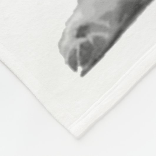 I Love Corgi Fleece Deken (Hoek)