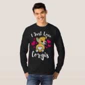 I Love Corgis Funny Pem Welsh Corgi 986 T-shirt (Voorkant volledig)