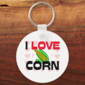 I Love Corn Sleutelhanger (Voorkant)