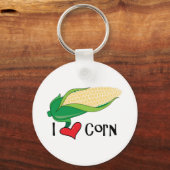 I Love Corn Sleutelhanger (Voorkant)