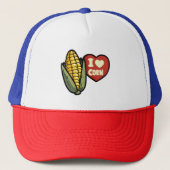 I Love Corn Trucker Pet (Voorkant)