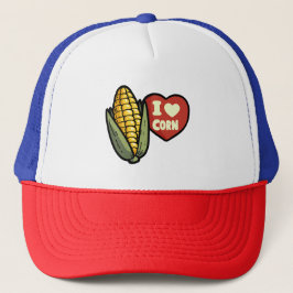 I Love Corn Trucker Pet