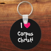 I Love Corpus Christi Sleutelhanger (Voorkant)
