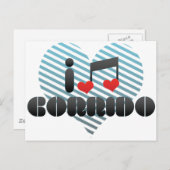 I Love Corrido Briefkaart (Voorkant / Achterkant)