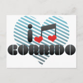 I Love Corrido Briefkaart (Voorkant)