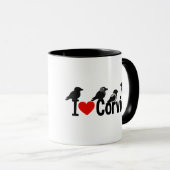 I Love Corvids Mok (Voorkant rechts)