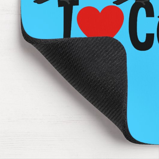 I Love Corvids Muismat (Hoek)