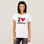 I Love Cosplay Shirt (Voorkant volledig)