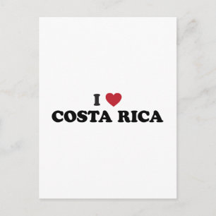 I Love Costa Rica Briefkaart