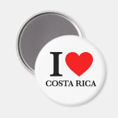 I Love Costa Rica Magneet (Voorkant / Achterkant)