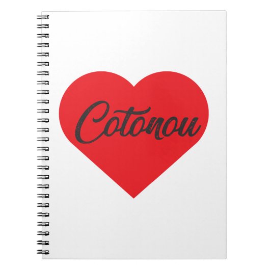 I Love Cotonou - Benin Notitieboek (Voorkant)