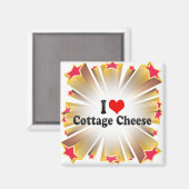 I Love Cottage Cheese Magneet (Voorkant / Achterkant)