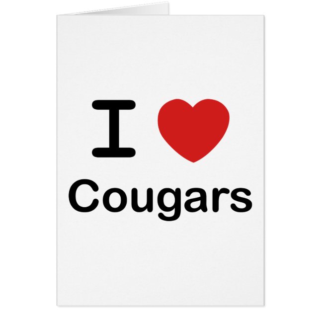 I Love Cougars (Voorkant)