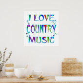 I Love Country Poster (Keuken)