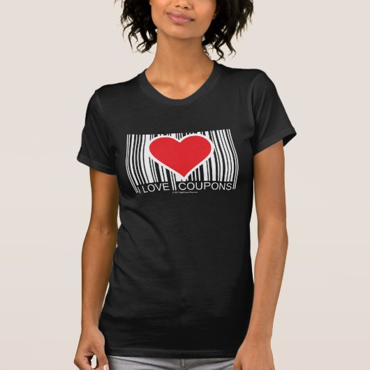 I Love Coupons T-shirt (Voorkant)